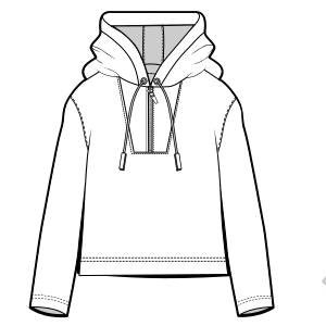 Fashion sewing patterns for Hoodie 785